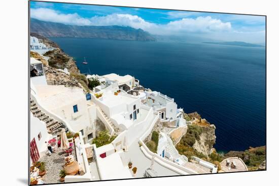 The Famous Blue and White City Oia,Santorini-scorpp-Mounted Photographic Print