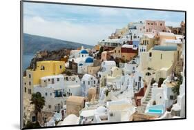 The Famous Blue and White City Oia,Santorini-scorpp-Mounted Photographic Print