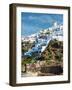 The Famous Blue and White City Oia,Santorini-scorpp-Framed Photographic Print