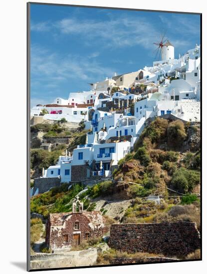 The Famous Blue and White City Oia,Santorini-scorpp-Mounted Photographic Print