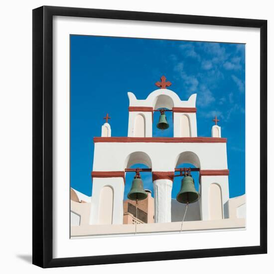 The Famous Blue and White City Oia,Santorini-scorpp-Framed Photographic Print