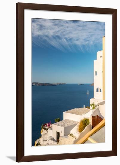 The Famous Blue and White City Oia,Santorini-scorpp-Framed Photographic Print