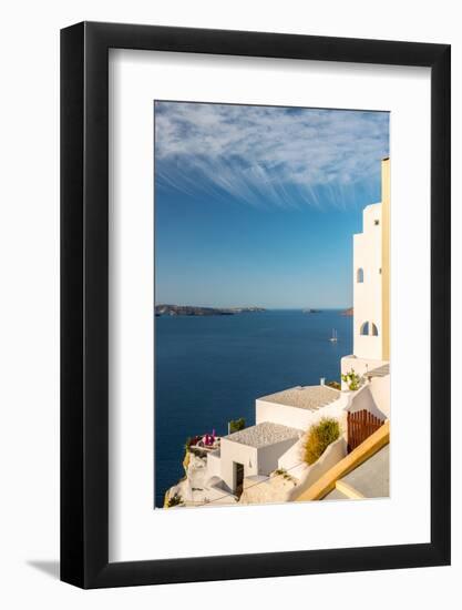 The Famous Blue and White City Oia,Santorini-scorpp-Framed Photographic Print