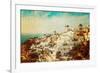 The Famous Blue and White City Oia,Santorini-scorpp-Framed Photographic Print