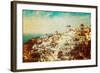 The Famous Blue and White City Oia,Santorini-scorpp-Framed Photographic Print