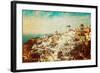 The Famous Blue and White City Oia,Santorini-scorpp-Framed Photographic Print