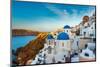 The Famous Blue and White City Oia,Santorini-scorpp-Mounted Photographic Print