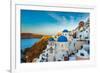 The Famous Blue and White City Oia,Santorini-scorpp-Framed Photographic Print