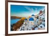 The Famous Blue and White City Oia,Santorini-scorpp-Framed Photographic Print