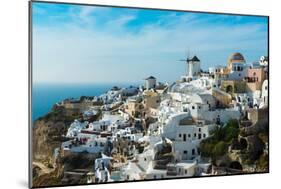 The Famous Blue and White City Oia,Santorini-scorpp-Mounted Photographic Print