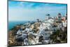 The Famous Blue and White City Oia,Santorini-scorpp-Mounted Photographic Print