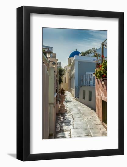 The Famous Blue and White City Oia,Santorini-scorpp-Framed Photographic Print