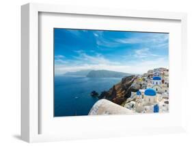 The Famous Blue and White City Oia,Santorini-scorpp-Framed Photographic Print