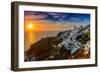 The Famous Blue and White City Oia,Santorini-scorpp-Framed Photographic Print