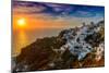 The Famous Blue and White City Oia,Santorini-scorpp-Mounted Photographic Print