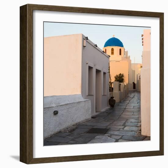 The Famous Blue and White City Oia,Santorini-scorpp-Framed Photographic Print