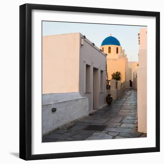 The Famous Blue and White City Oia,Santorini-scorpp-Framed Photographic Print