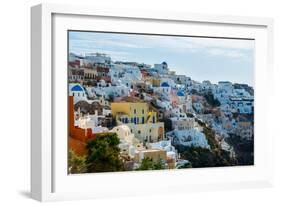 The Famous Blue and White City Oia,Santorini-scorpp-Framed Photographic Print