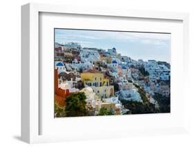 The Famous Blue and White City Oia,Santorini-scorpp-Framed Photographic Print