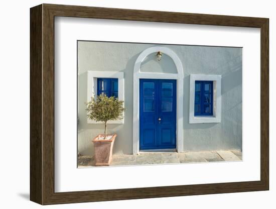 The Famous Blue and White City Oia,Santorini-scorpp-Framed Photographic Print