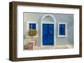 The Famous Blue and White City Oia,Santorini-scorpp-Framed Photographic Print