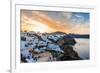 The Famous Blue and White City Oia,Santorini-scorpp-Framed Photographic Print