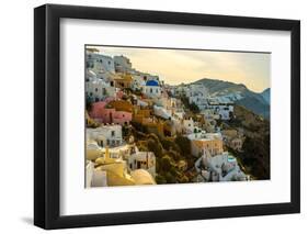 The Famous Blue and White City Oia,Santorini-scorpp-Framed Photographic Print