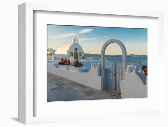 The Famous Blue and White City Oia,Santorini-scorpp-Framed Photographic Print