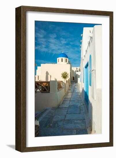 The Famous Blue and White City Oia,Santorini-scorpp-Framed Photographic Print