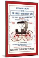 The Famous Blue-Ribbon Line-null-Mounted Art Print