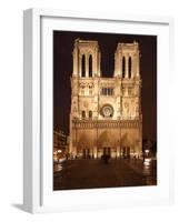 The Famous Cathedral of Notre Dame in Paris after the Rain, France-David Bank-Framed Photographic Print