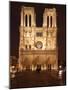 The Famous Cathedral of Notre Dame in Paris after the Rain, France-David Bank-Mounted Photographic Print