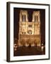The Famous Cathedral of Notre Dame in Paris after the Rain, France-David Bank-Framed Photographic Print