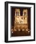 The Famous Cathedral of Notre Dame in Paris after the Rain, France-David Bank-Framed Photographic Print