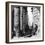 The Famous Colonnade in the Great Temple at Karnak, Thebes, Egypt, 1905-Underwood & Underwood-Framed Photographic Print