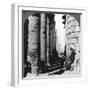 The Famous Colonnade in the Great Temple at Karnak, Thebes, Egypt, 1905-Underwood & Underwood-Framed Photographic Print