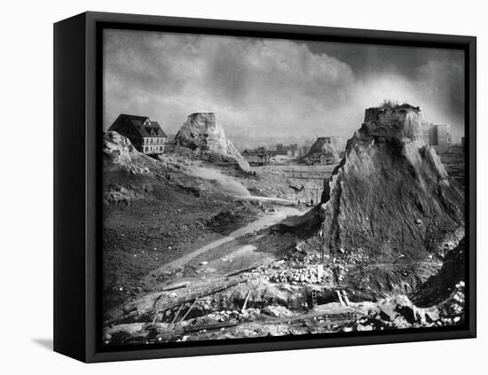 The Famous Denny Regrade of Seattle, Washington-Lantern Press-Framed Stretched Canvas