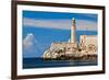 The Famous Fortress and Lighthouse of El Morro in the Entrance of Havana Bay, Cuba-Kamira-Framed Photographic Print