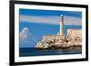 The Famous Fortress and Lighthouse of El Morro in the Entrance of Havana Bay, Cuba-Kamira-Framed Photographic Print