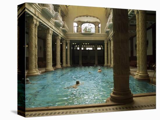 The Famous Gellert Spa in Buda, Budapest, Hungary-R H Productions-Stretched Canvas