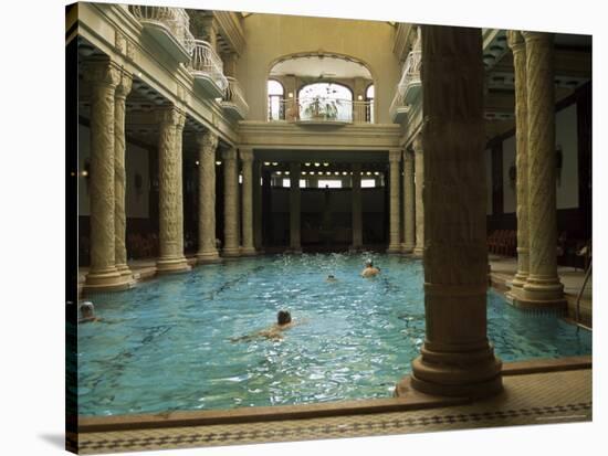 The Famous Gellert Spa in Buda, Budapest, Hungary-R H Productions-Stretched Canvas