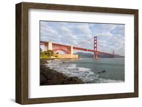 The Famous Golden Gate Bridge in San Francisco California from the East-flippo-Framed Photographic Print