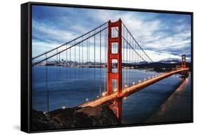 The Famous Golden Gate Bridge-prochasson-Framed Stretched Canvas