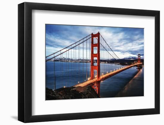 The Famous Golden Gate Bridge-prochasson-Framed Photographic Print