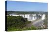 The Famous Iguazu Falls on the Border of Brazil and Argentina-luiz rocha-Stretched Canvas
