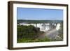 The Famous Iguazu Falls on the Border of Brazil and Argentina-luiz rocha-Framed Photographic Print