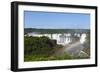 The Famous Iguazu Falls on the Border of Brazil and Argentina-luiz rocha-Framed Photographic Print