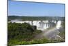 The Famous Iguazu Falls on the Border of Brazil and Argentina-luiz rocha-Mounted Photographic Print