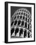 The Famous Leaning Tower of Pisa, Spared by Shelling in WWII, Still Standing in the Ancient Town-Margaret Bourke-White-Framed Photographic Print