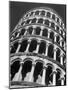 The Famous Leaning Tower of Pisa, Spared by Shelling in WWII, Still Standing in the Ancient Town-Margaret Bourke-White-Mounted Photographic Print